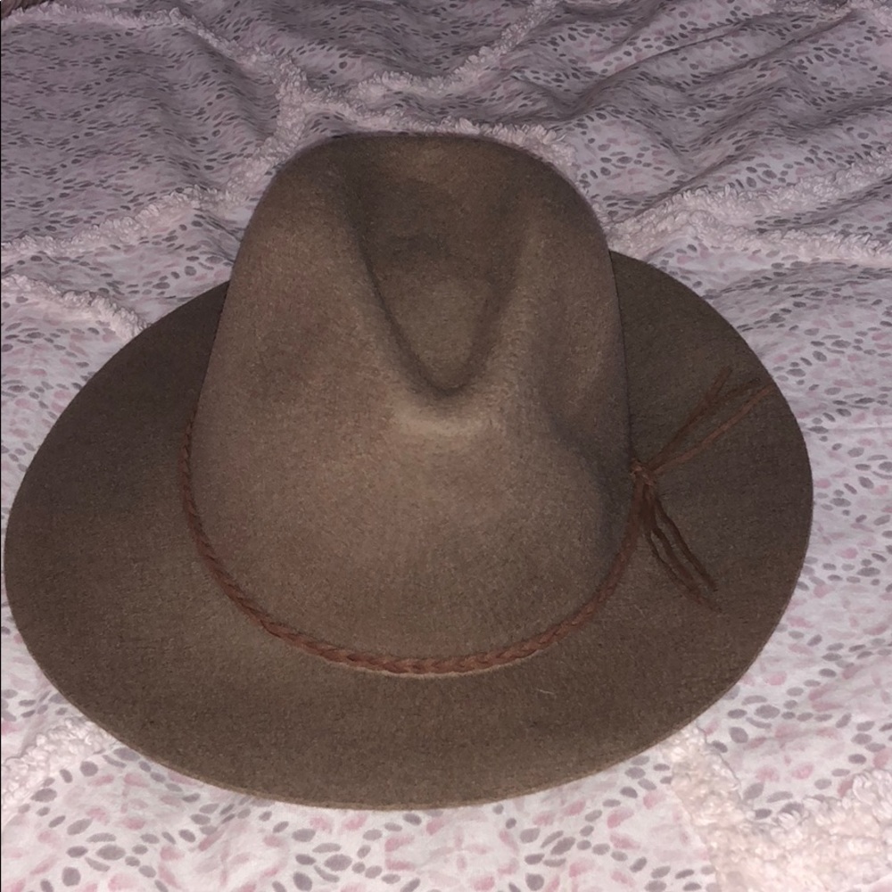 Wool fedora hat